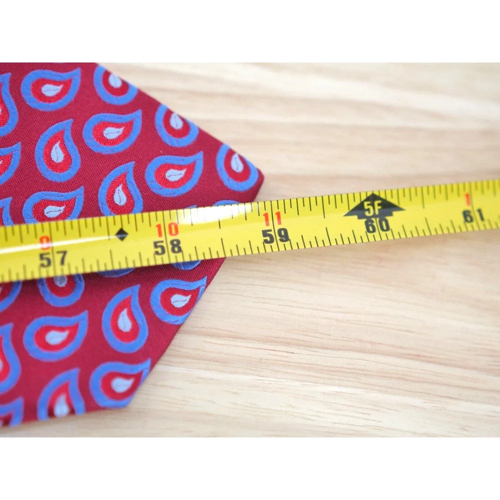 Charles Tyrwhitt Paisley Red Tie 100% Silk
